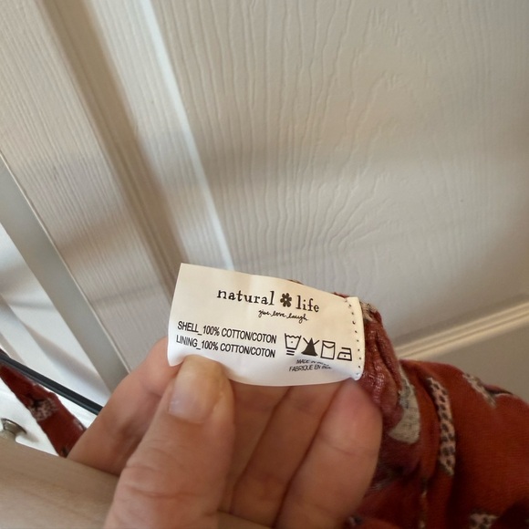 Natural Life Dakota overalls tree print NWT - Picture 11 of 11